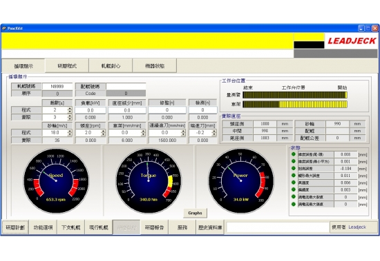 Remote control system screenshot